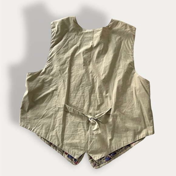 Boho lagenlook crochet front vest size L - Picture 4 of 7